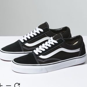 Black old school vans